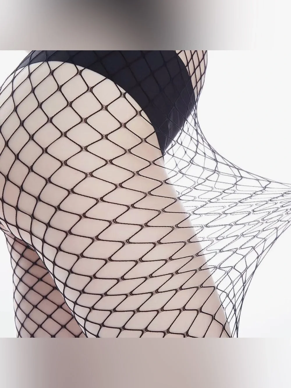 Thigh High Fishnet Stockings – High Waist Pantyhose Tights ✨🖤